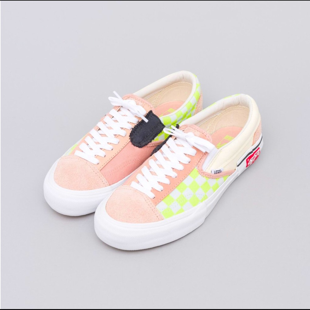 Vans Deconstructed Slip-on Cap LX Rose Cloud Womens size 10.5 (VN0A3TKSUC1)